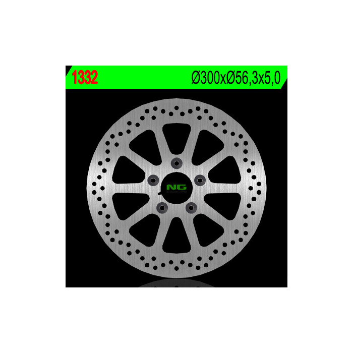 NG brake disc rear HARLEY DAVIDSON V-ROD 1130 / 1250 '06-'15 (300X56,3X5) (5X10,5mm)