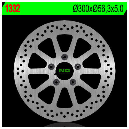 NG brake disc rear HARLEY DAVIDSON V-ROD 1130 / 1250 '06-'15 (300X56,3X5) (5X10,5mm)