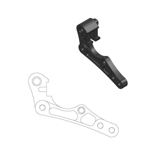 MOTO-MASTER brake disc adapter FLAME 270mm front KTM 125 / 530 '09-'17, HUSQVARNA 125 / 350 '14-'17, HUSABERG 125 / 570