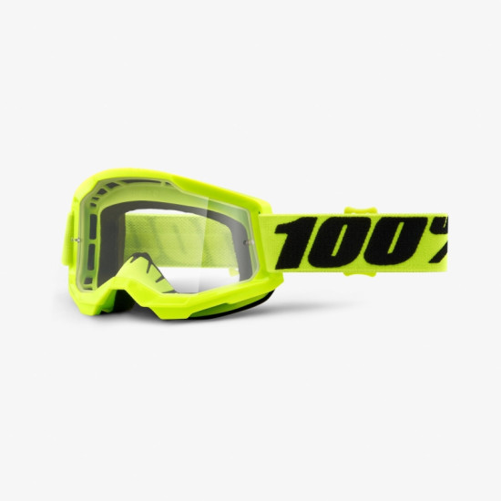 100 PERCENT (2023) STRATA 2 YELLOW CLEAR LENS glasses