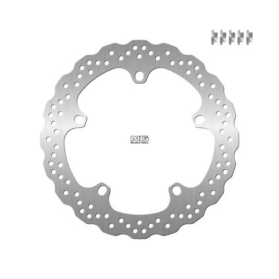 NG brake disc front BMW F 800 / R850,1100,1150 / K 1200 / 1300 / 1600 (320X181X4,8mm) (5X14,0mm) WAVE