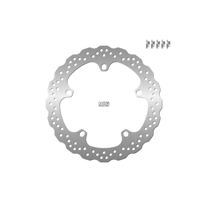 NG brake disc front BMW F 800 / R850,1100,1150 / K 1200 / 1300 / 1600 (320X181X4,8mm) (5X14,0mm) WAVE