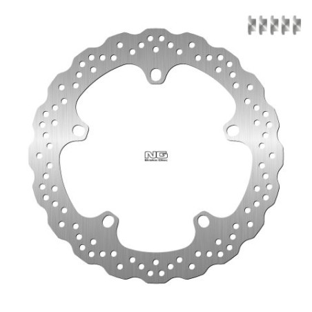 NG brake disc front BMW F 800 / R850,1100,1150 / K 1200 / 1300 / 1600 (320X181X4,8mm) (5X14,0mm) WAVE