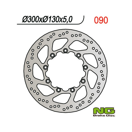 NG brake disc front KAWASAKI KLE 500 '91-'03 (300X130X5) (9X10,5mm)