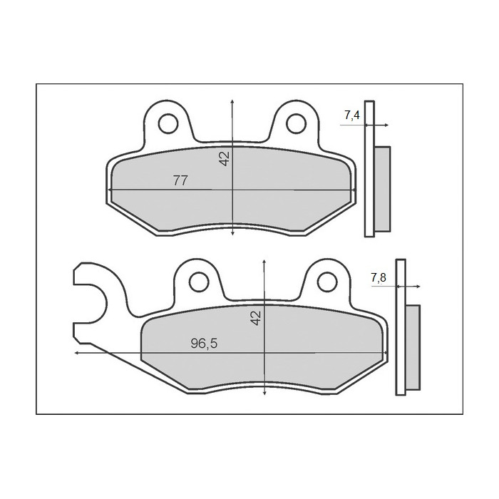 BRENTA brake pads KH135 / KH214 (FT 3063)