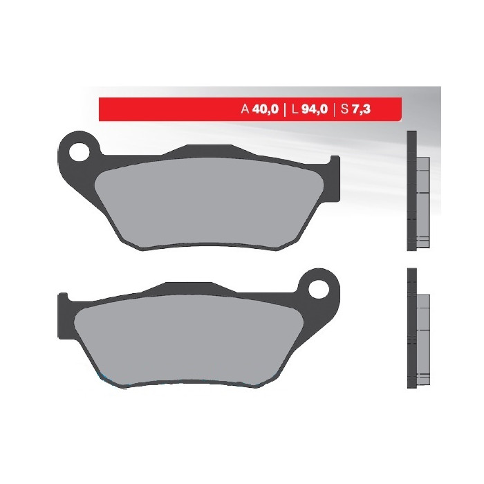 BRENTA brake pads KH430 YAMAHA YP 125R X-MAX`06-09, XP 250R`05-09, MBK, front (FT 3080)