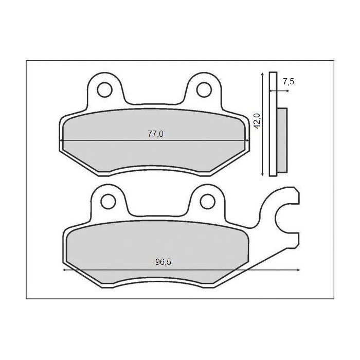 BRENTA brake pads KH165 / KH215 (FT 3064)