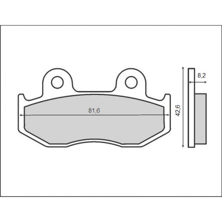 BRENTA brake pads KH323 / 2 (FT 3034 B)