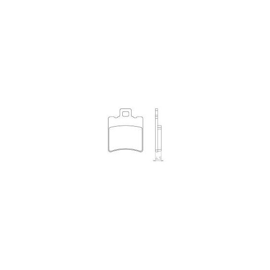 BRENTA brake pads KH193 Metalic sinter (gold color) (FT 4010)