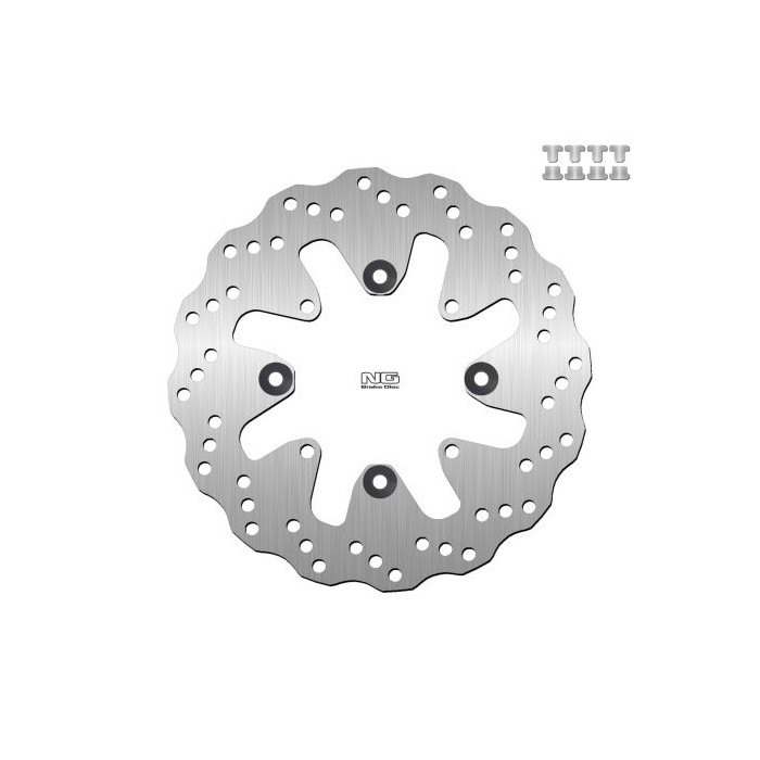 NG brake disc rear KAWASAKI VERSYS 650 '15-16 (250X100X4,5mm) (4X10,5mm) WAVE
