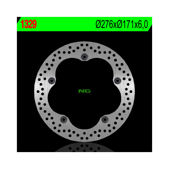 NG brake disc rear HONDA VFR 1200 '10-'17, VFR 1237 CROSSTOURER '12-'18 (276X171X6) (5X10,5)