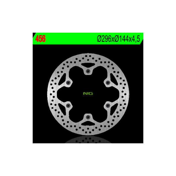 NG brake disc front HONDA NTV 650 / 700 '98-'15, CAGIVA ELEFANT 900 '93-'97 (296X144X4,5) (6X10,5mm)