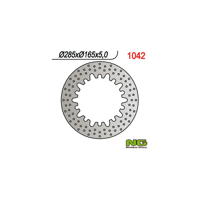 NG brake disc front / rear BMW R80 RT / K75 / K1100 / R1100RS (285X165X4.8)