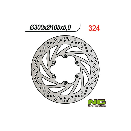 NG brake disc front APRILIA / BMW F 650 / F700 GS`12-16 / F800 GS`06-16 (300X105X5)