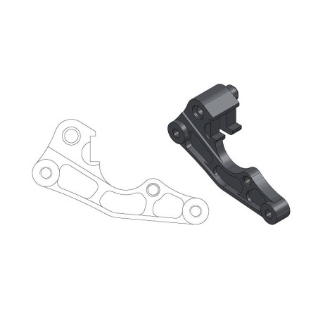 MOTO-MASTER adapteris diskui 270mm KAWASAKI KXF / KX-F 250 / 450 '15- (gamykliniam suportui - OEM)