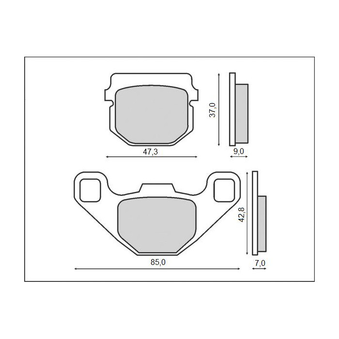 BRENTA brake pads KH83 (FT 3074)