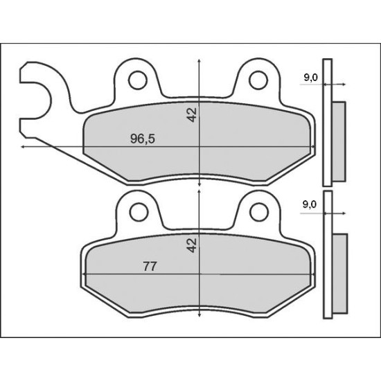 BRENTA brake pads KH228 (FT 3070)