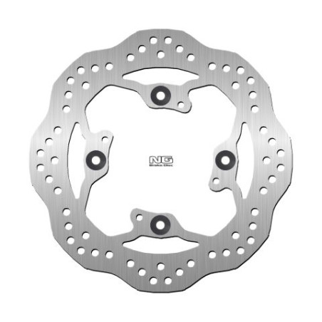 NG brake disc rear TRIUMPH BONNEVILLE 900 / 1200 '17-21, SCRAMBLER 1200 '19-21 (255X105X5,5mm) (4X10,5mm) WAVE