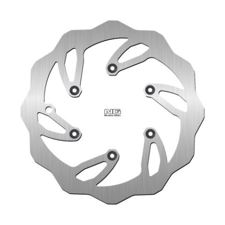 NG brake disc front GAS GAS EC 125 / 200 / 250 / 300 '96-20 (260X108X3,5mm) (6X6,5mm) WAVE