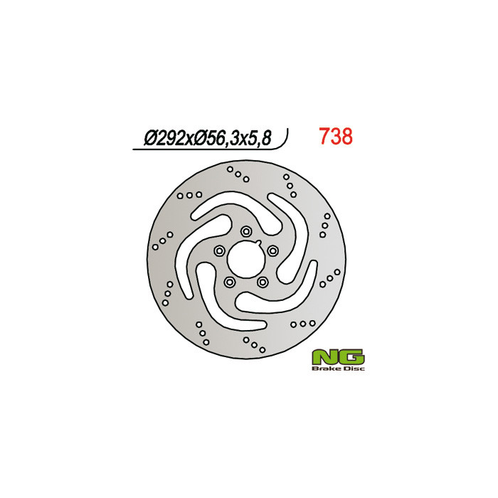 NG brake disc rear HARLEY-DAVIDSON