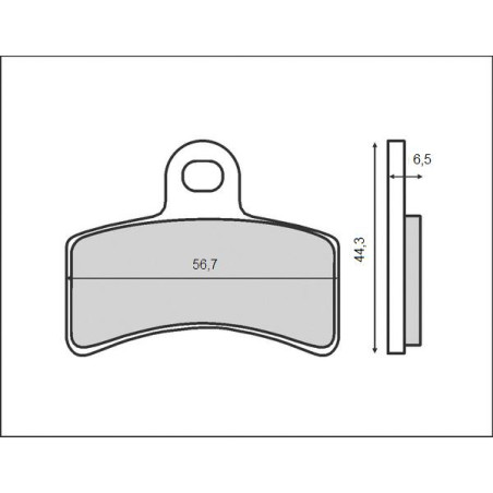 BRENTA brake pads KH291 (GAS GAS) (FT 3039)