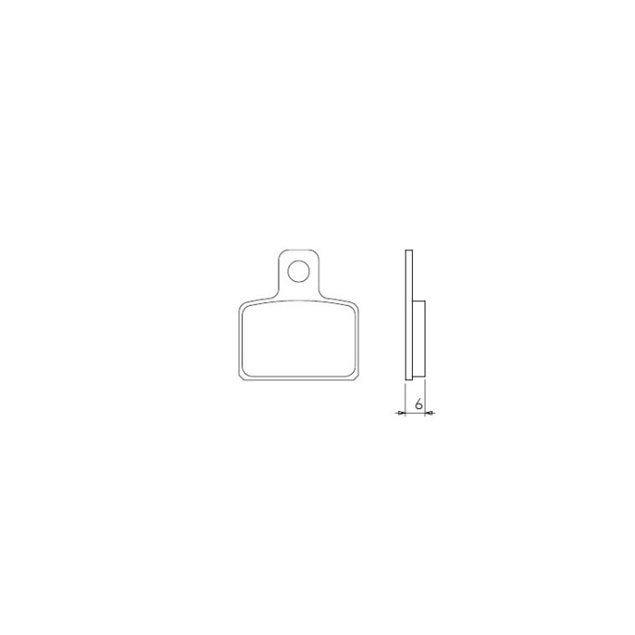 BRENTA brake pads KH351 (TRIAL+MINI CROSS) (FT 3042)