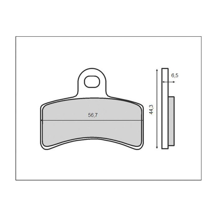 BRENTA brake pads KH291 (GAS GAS) (FT 3039)