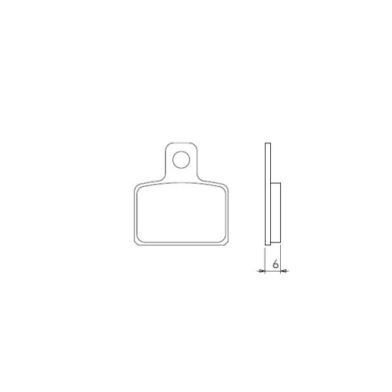 BRENTA brake pads KH351 (TRIAL+MINI CROSS) (FT 3042)