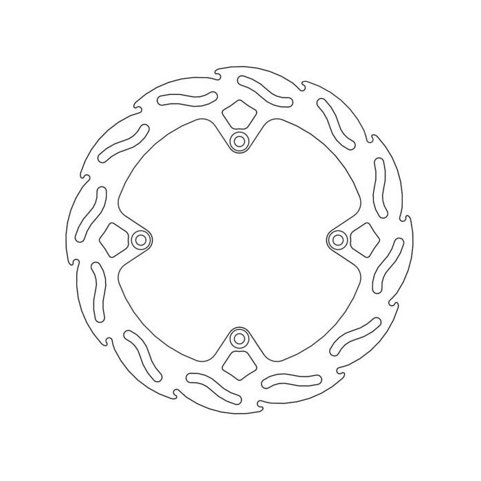 MOTO-MASTER brake disc FLAME rear 220mm KTM SX85 '11-'17, 250 FREERIDE '14-'17, 350 FREERIDE '12-'17 HUSQVARNA TC85 '14-'1