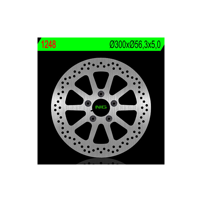 NG brake disc front HARLEY DAVIDSON 883 / 1200 / 1450 / 1584 / 1690 / 1800 (300X56.3X5) (5X8.5mm)