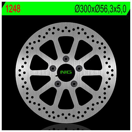 NG brake disc front HARLEY DAVIDSON 883 / 1200 / 1450 / 1584 / 1690 / 1800 (300X56.3X5) (5X8.5mm)