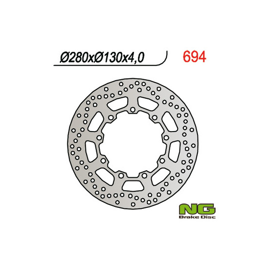 NG brake disc front KAWASAKI KLR 650 (90-12) (280X130X4)