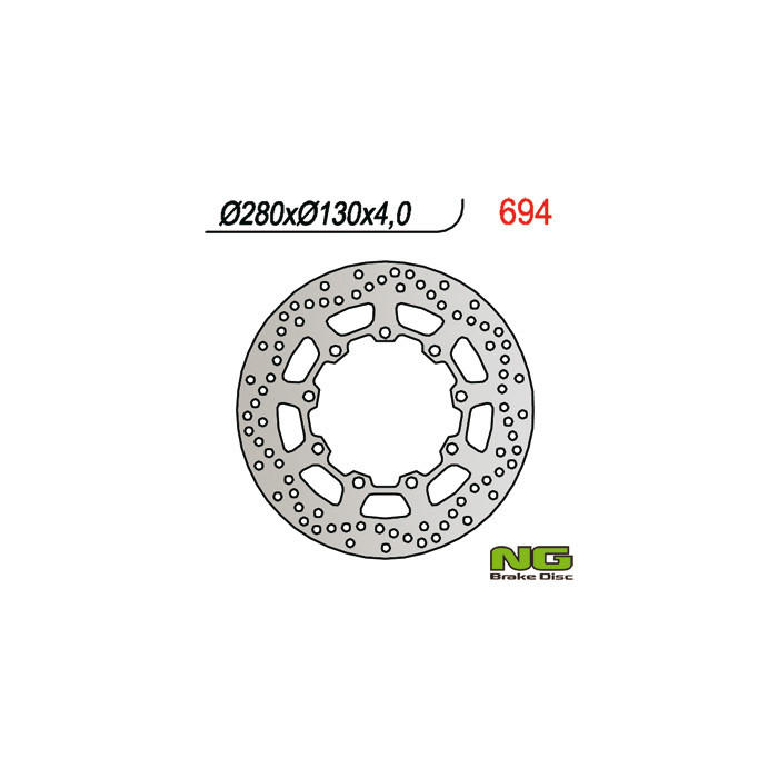 NG brake disc front KAWASAKI KLR 650 (90-12) (280X130X4)