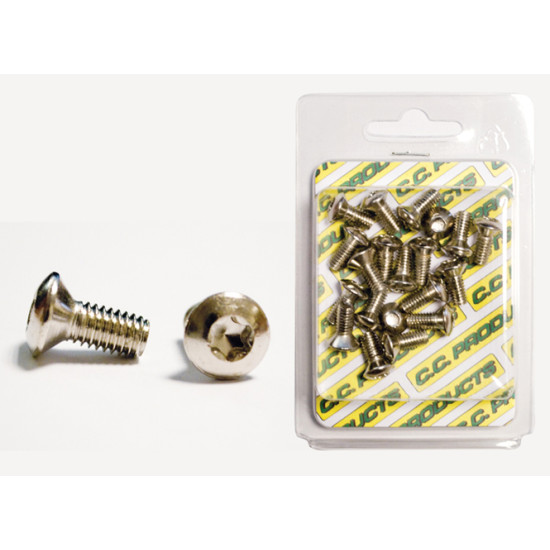 CC conical brake disc bolts M6 / 13MM (20pcs) TORX T-30 10.9HRC (1083-10) (CC PRODUCTS)