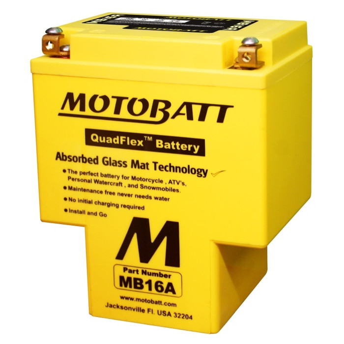 HYB16A-A HYB16A-AB (MB16A) 12V 19Ah 200A Motobatt battery