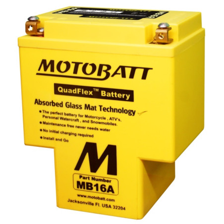 HYB16A-A HYB16A-AB (MB16A) 12V 19Ah 200A Motobatt battery
