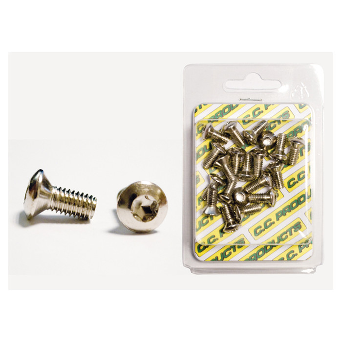CC conical brake disc bolts M6 / 13MM (20pcs) TORX T-30 10.9HRC (1083-10) (CC PRODUCTS)