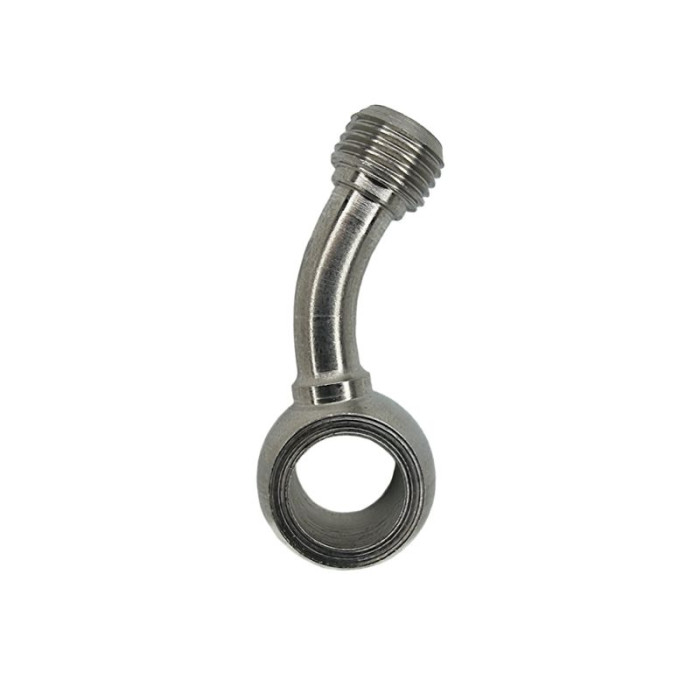 FREN TUBO brake hose nozzle angle thread 10mm (45° angle) stainless steel