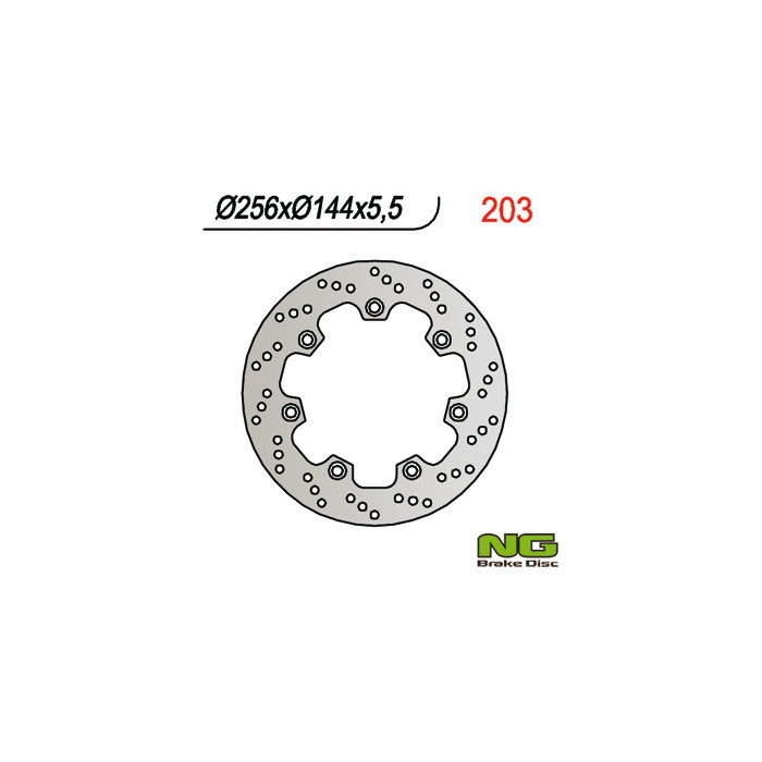 NG brake disc front HONDA XL 600 RM / LM (85-88) (256x144x5.5)