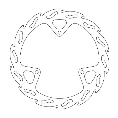 MOTO-MASTER brake disc front FLAME KTM SX 65 '02-, HUSQVARNA TC 65 '17-, GASGAS MC 65 '21-