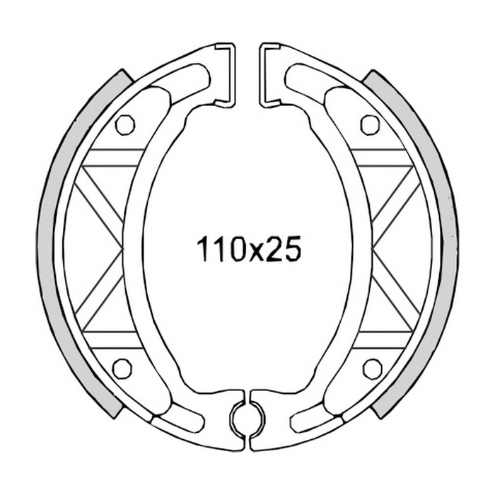 BRENTA drum brake pads SH503 (FT 01205)