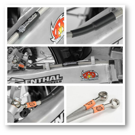 MOTO-MASTER stabdžių žarnelė plieninė armuota priekis KTM EXC / EXCF 250 / 300 / 450 '12-'19 ENDURO