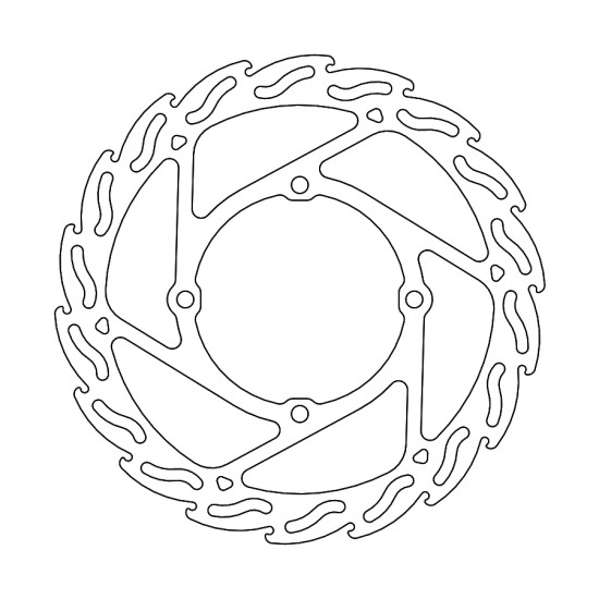 MOTO-MASTER brake disc front FLAME 270mm KAWASAKI KXF 250 / 450 '15- (ADDATOR REQUIRED: M211047)