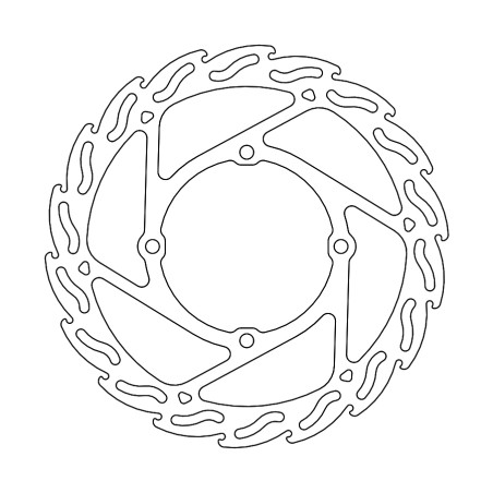 MOTO-MASTER brake disc front FLAME 270mm KAWASAKI KXF 250 / 450 '15- (ADDATOR REQUIRED: M211047)