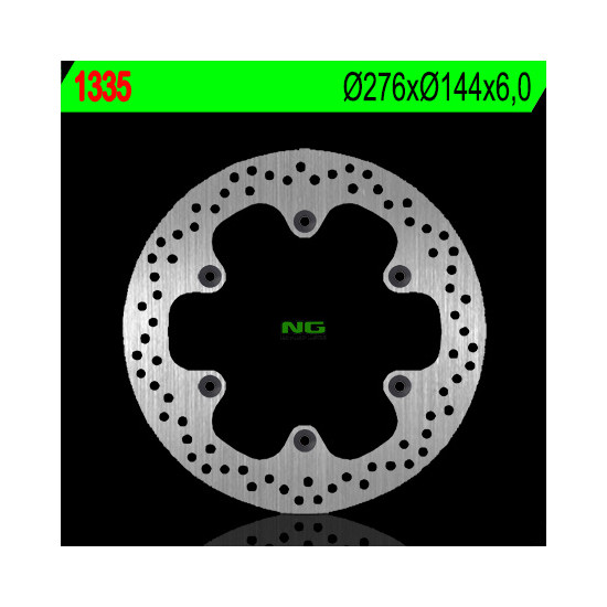 NG brake disc rear HONDA CB 1300 '01-'05, CBR 1000F '87-'92, NT 650 / 700V '98-'15, CB 1000 '93-'95 (276X144X6) (6X10.5mm)
