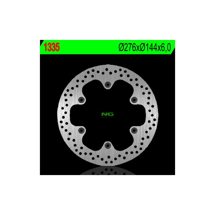 NG brake disc rear HONDA CB 1300 '01-'05, CBR 1000F '87-'92, NT 650 / 700V '98-'15, CB 1000 '93-'95 (276X144X6) (6X10.5mm)