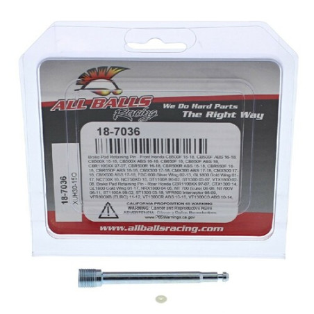 ALL BALLS brake pad retainer front HONDA CB500F / X, CBR1100XX, CBR500R, CBR650F, GL1800, ST1100 / 1300, rear CBR