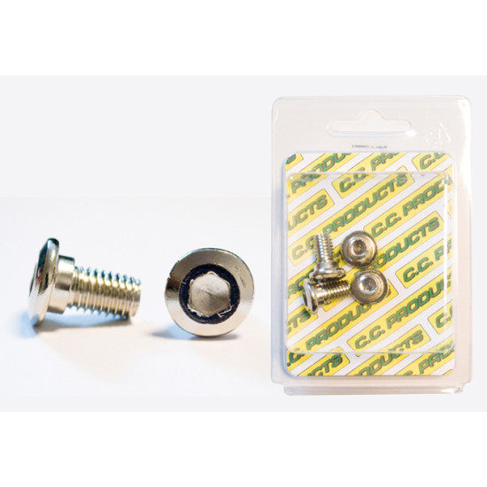 CC brake disc bolts rear KAWASAKI KX / KXF (4pcs.) M8, FLAT - ALLEN KEY, 10.9 HRC (1083-15) (CC PRODUCTS)