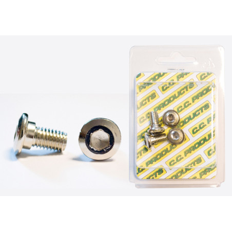 CC brake disc bolts rear KAWASAKI KX / KXF (4pcs.) M8, FLAT - ALLEN KEY, 10.9 HRC (1083-15) (CC PRODUCTS)