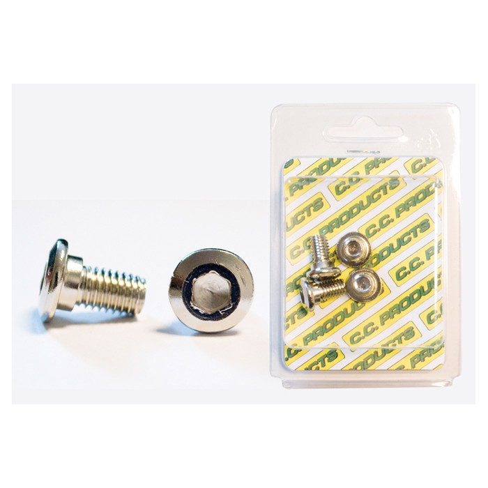 CC brake disc bolts rear KAWASAKI KX / KXF (4pcs.) M8, FLAT - ALLEN KEY, 10.9 HRC (1083-15) (CC PRODUCTS)